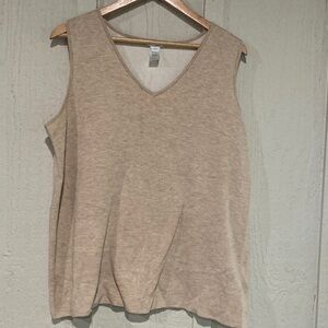 J. Jill Reversible Tan Tank Top